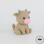 Knitted Cow - detaliu textură tricotată realistă