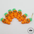 Flexi Vegetables Kawaii Carrot - morcov articulat 3D portocaliu