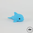 Delfin croșetat printat 3D - figurină decorativă Knitted Dolphin