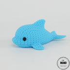 Figurină delfin knitted - cadou perfect pentru iubitorii de animale marine