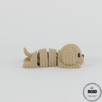 Knitted Articulated Dog - demonstrație mișcare articulată fluidă