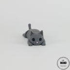 Knitted Articulated Cat - demonstrație mișcare articulată fluidă