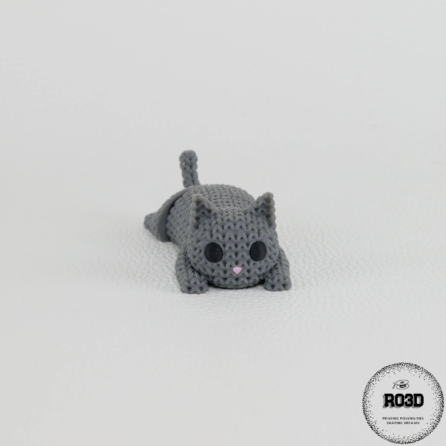 Knitted Articulated Cat - demonstrație mișcare articulată fluidă