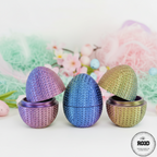 Ou decorativ de Paște printat 3D - vedere principală decorațiune premium pentru sărbători