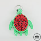 Sea Turtle fidget Watermelon - detaliu aripioare și corp sculptate realist