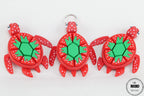 Sea Turtle fidget Strawberry- detaliu aripioare și corp sculptate realist