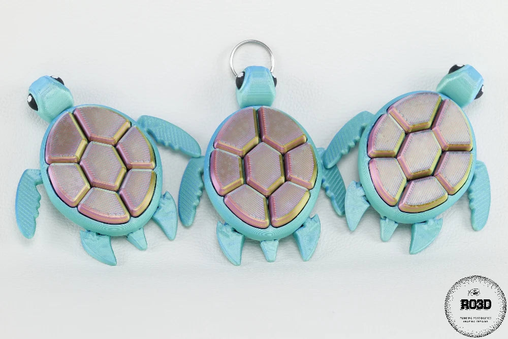 Clicker broască marină 3D - vedere completă gadget ocean premium