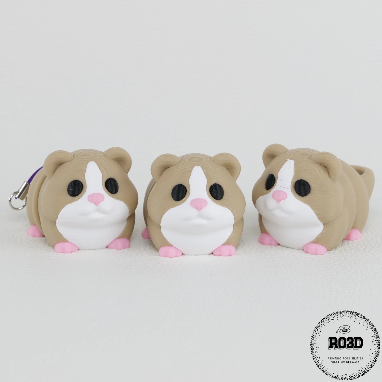 Hamster 3D în diferite poziții