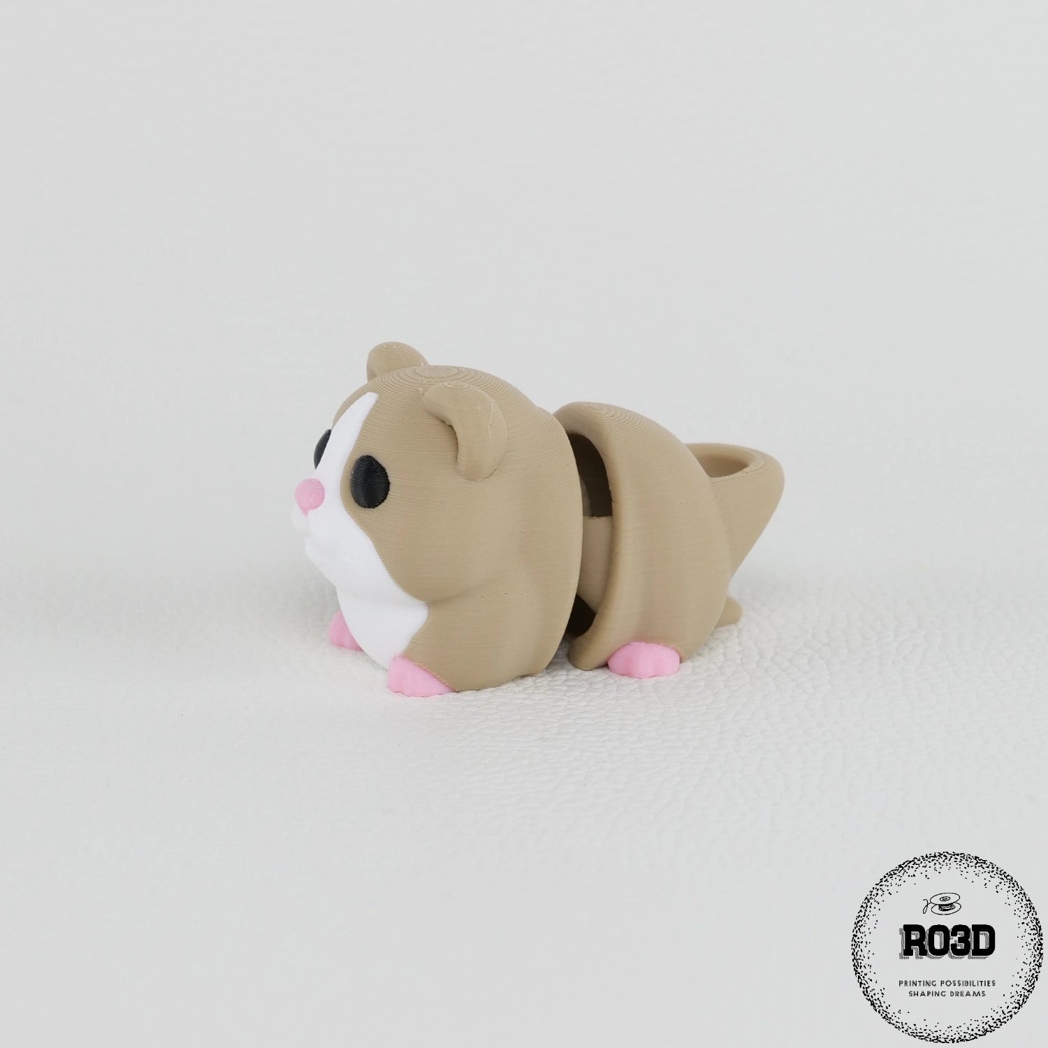 Hamster 3D detaliu urechi și lăbuțe