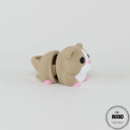 Hamster 3D vedere din spate