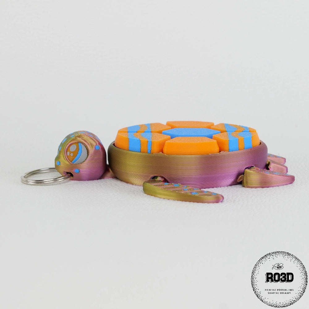 Sea Turtle 3D Clicker - variantă multicolour