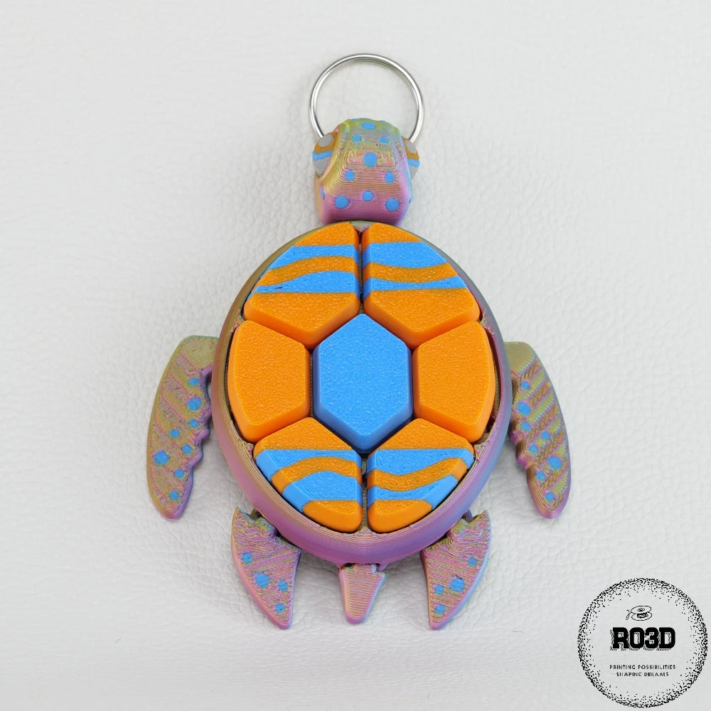 Sea Turtle 3D Clicker - variantă multicolour
