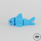 Rechin articulat 3D textură croșetată detaliu corp