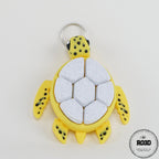 Sea Turtle 3D Clicker - variantă culoare banana. vedere de sus