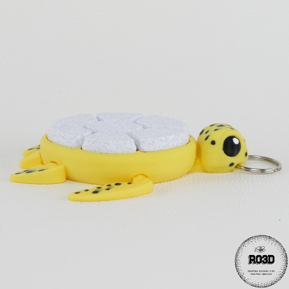 Sea Turtle 3D Clicker - variantă culoare banana