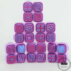 Jazzy Clickers 3D - variantă culoare albastru electric