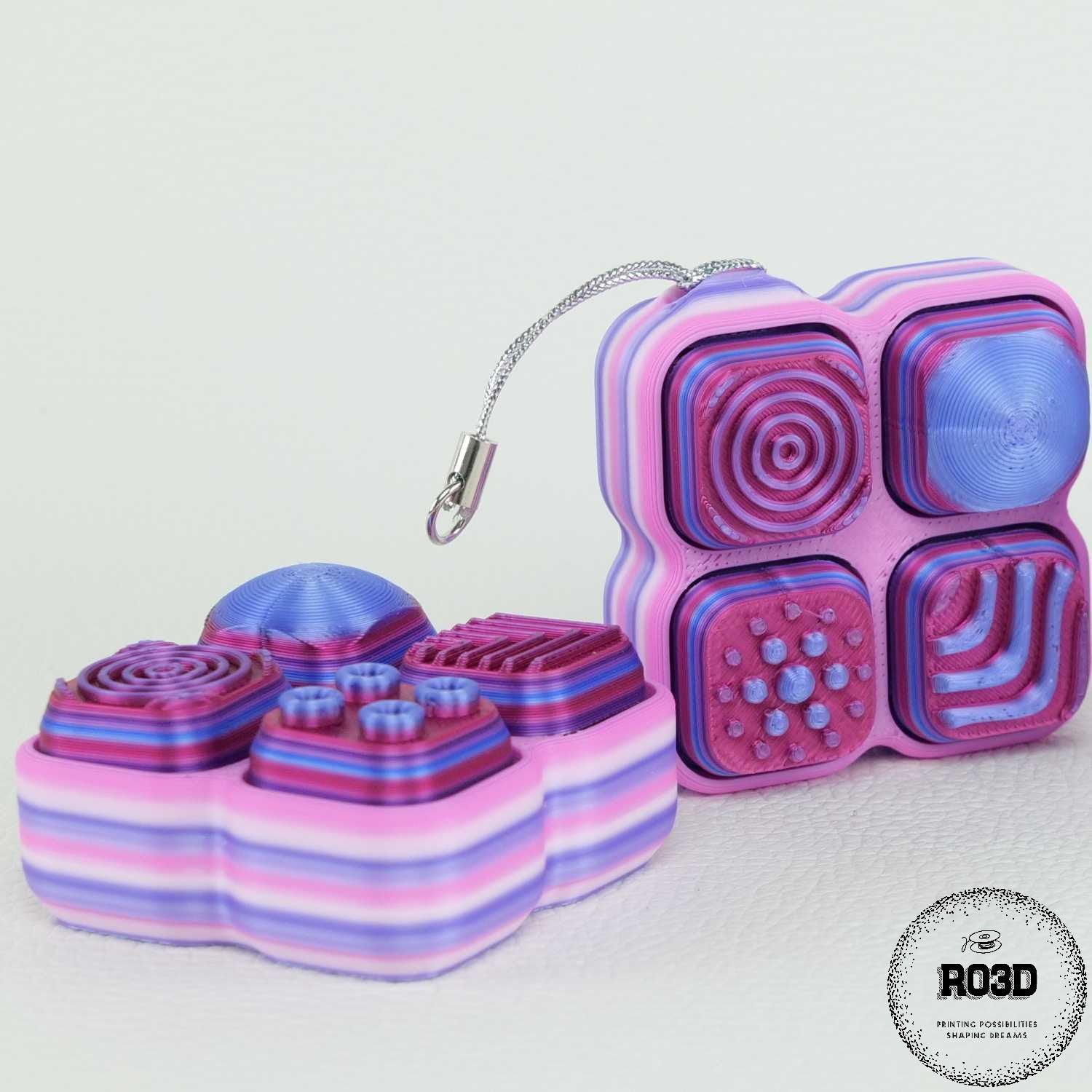 Jazzy Clickers 2.0 - vedere laterală design ergonomic