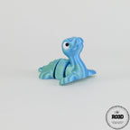 Figură articulată Loch Ness Monster - design premium cu segmente flexibile, decorațiune unică 3D