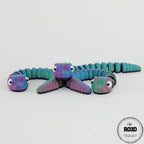 Flexi Baby Snake - vedere laterală cu articulații mobile, șarpe decorativ printat 3D din România