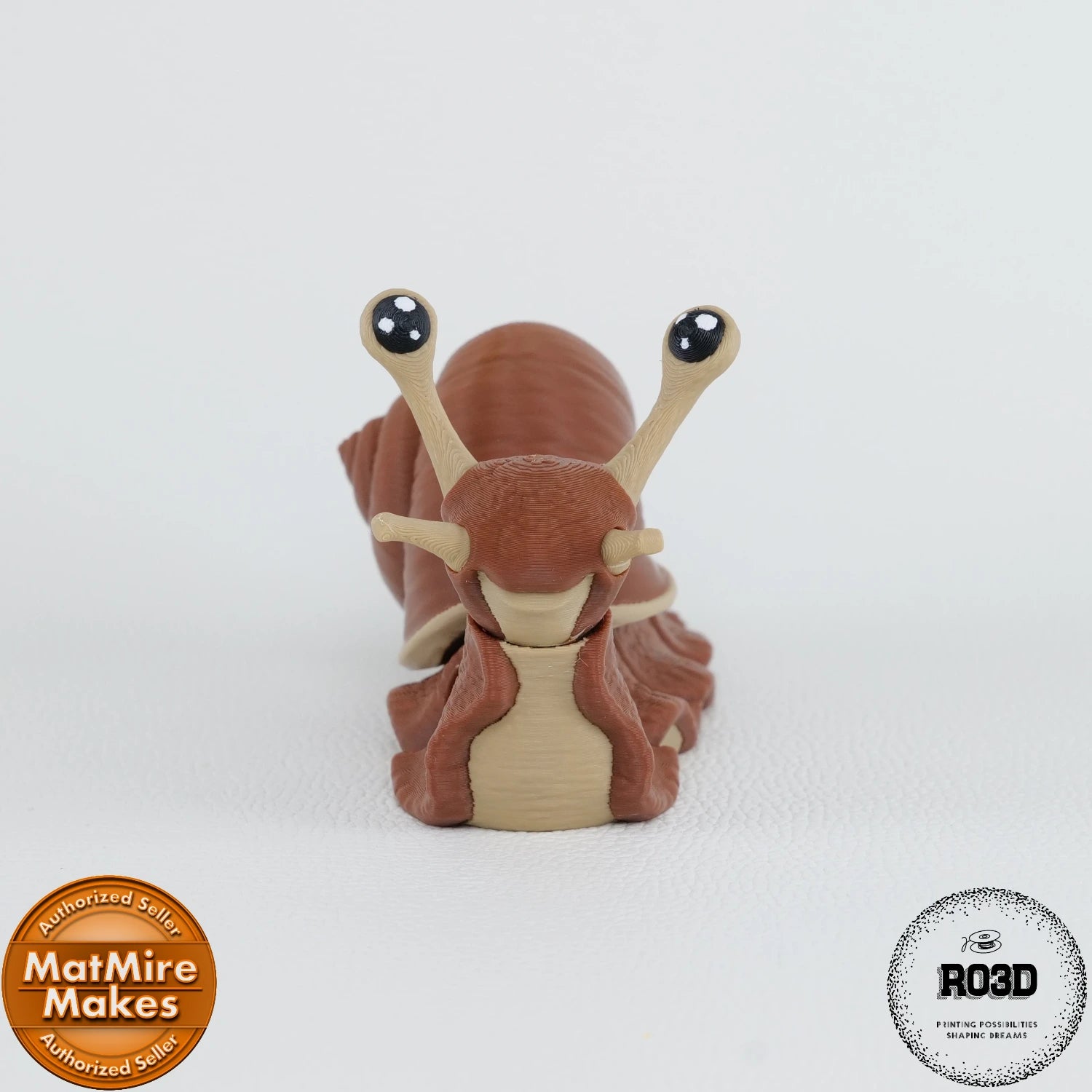 Articulated Snail printare 3D - imagine principală, melc articulat premium pentru birou și colecție