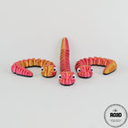 Flexi Baby Snake articulat - detaliu cap și corp, printare 3D de calitate superioară România