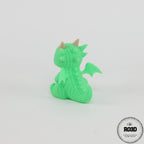 Figură articulată Knitted Dragon - detaliu segmente flexibile și aripi, decorațiune premium printată 3D
