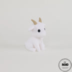 Capră croșetată articulată - detaliu cap și picioare, printare 3D România sub licență Smoggy3D