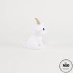 Knitted Goat - poziție jucăușă, demonstrație articulații mobile și textură tricotată premium