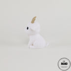 Figură articulată Knitted Goat - detaliu segmente flexibile și coarne, decorațiune premium printată 3D
