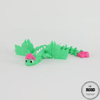 Blossom Dragon - detaliu aripi florale și corp articulat, dragon cu flori printat 3D premium PinkyWings