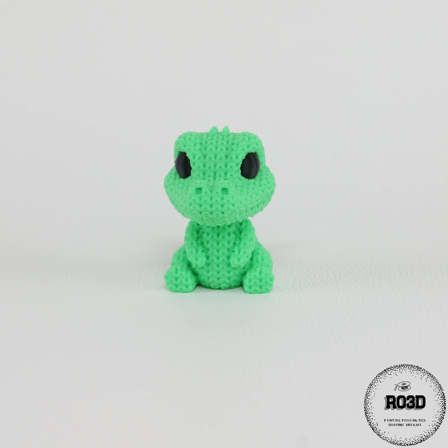 Crocodil crochet Knitted - vedere completă design tricotat adorabil RO3D