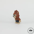 Flexi Wolfman figurină 3D - vedere spate blană și detalii vârcolac