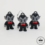 Flexi Vampire figurină 3D - vedere frontală cap expresiv și detalii vampir