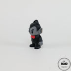 Flexi Vampire figurină 3D - vedere spate capă și detalii vampir