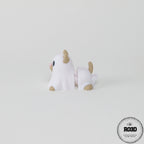 Ghost Cat - Pisică Fantomă Articulată 3D, vedere de ansamblu cu toate articulațiile vizibile