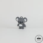 Flexi Koala - Koala Articulat 3D, vedere frontală cu ochi mari curioși și trăsături kawaii