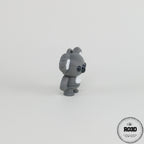 Flexi Koala - Koala Articulat 3D, vedere laterală cu corp segmentat articulat și nas mare caracteristic