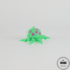 Alien Squid Spinner - Fidget Spinner Alien Articulat, vedere completă cu toate tentaculele mobile și detalii extraterestre