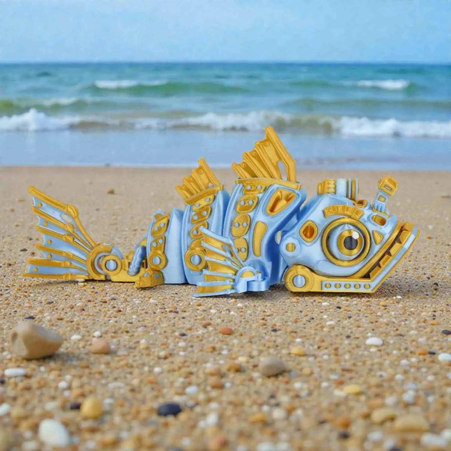 Cyber Fish - Pește Cyber Articulat 3D Futuristic