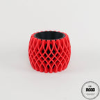 Ghiveci Interweave - Ghiveci 3D Geometric Modern, vedere de ansamblu cu linii împletite precise și suprafețe netede