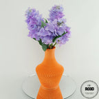 Vaza Lucid - Vază Decorativă 3D Geometric Modern, vedere laterală cu linii clare distinctive