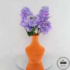 Vaza Lucid - Vază Decorativă 3D Geometric Modern, vedere detaliu cu design pentru flori uscate