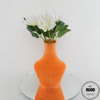 Vaza Lucid - Vază Decorativă 3D Geometric Modern, vedere close-up cu detalii geometrice lucid