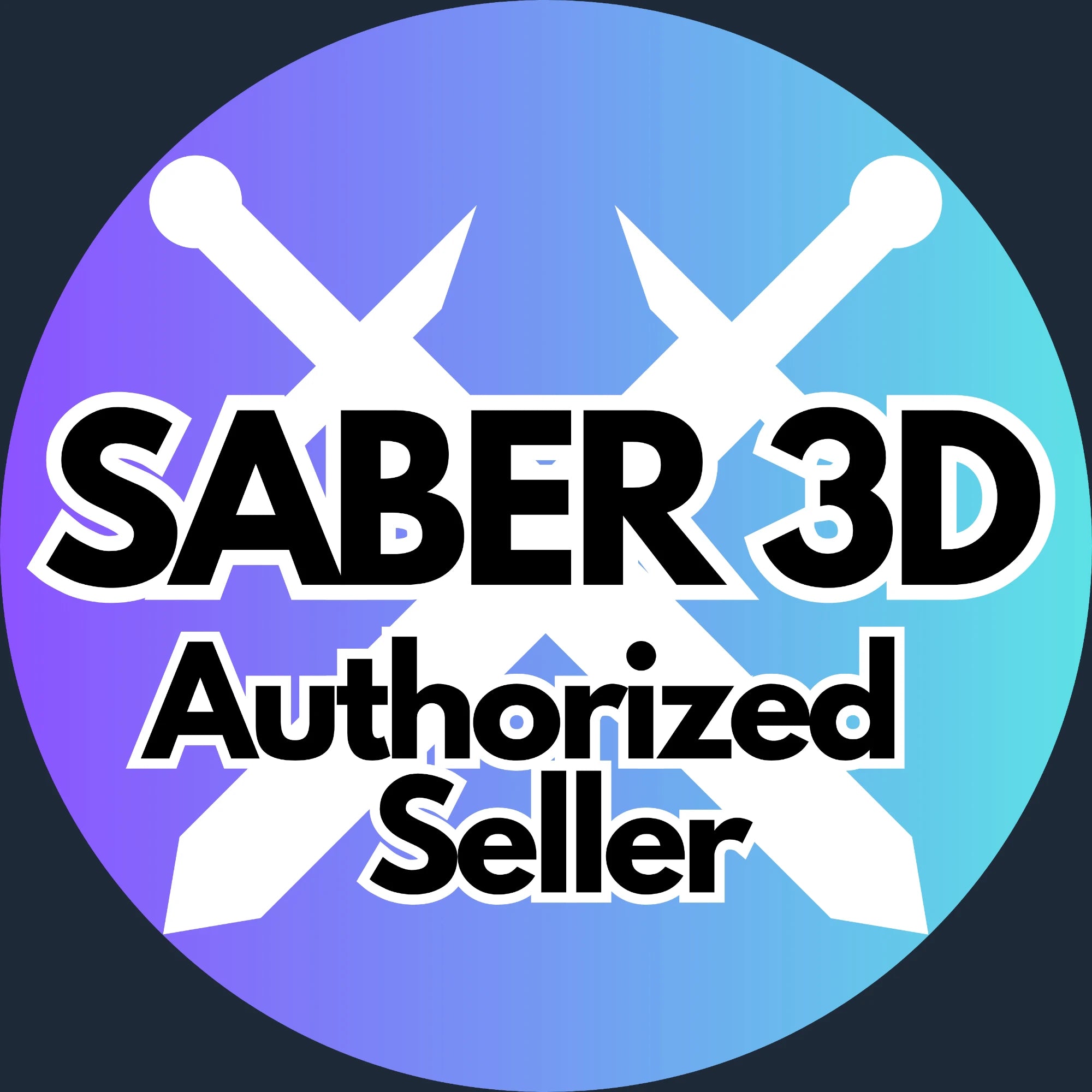 Saber3D Authorized Seller Badge