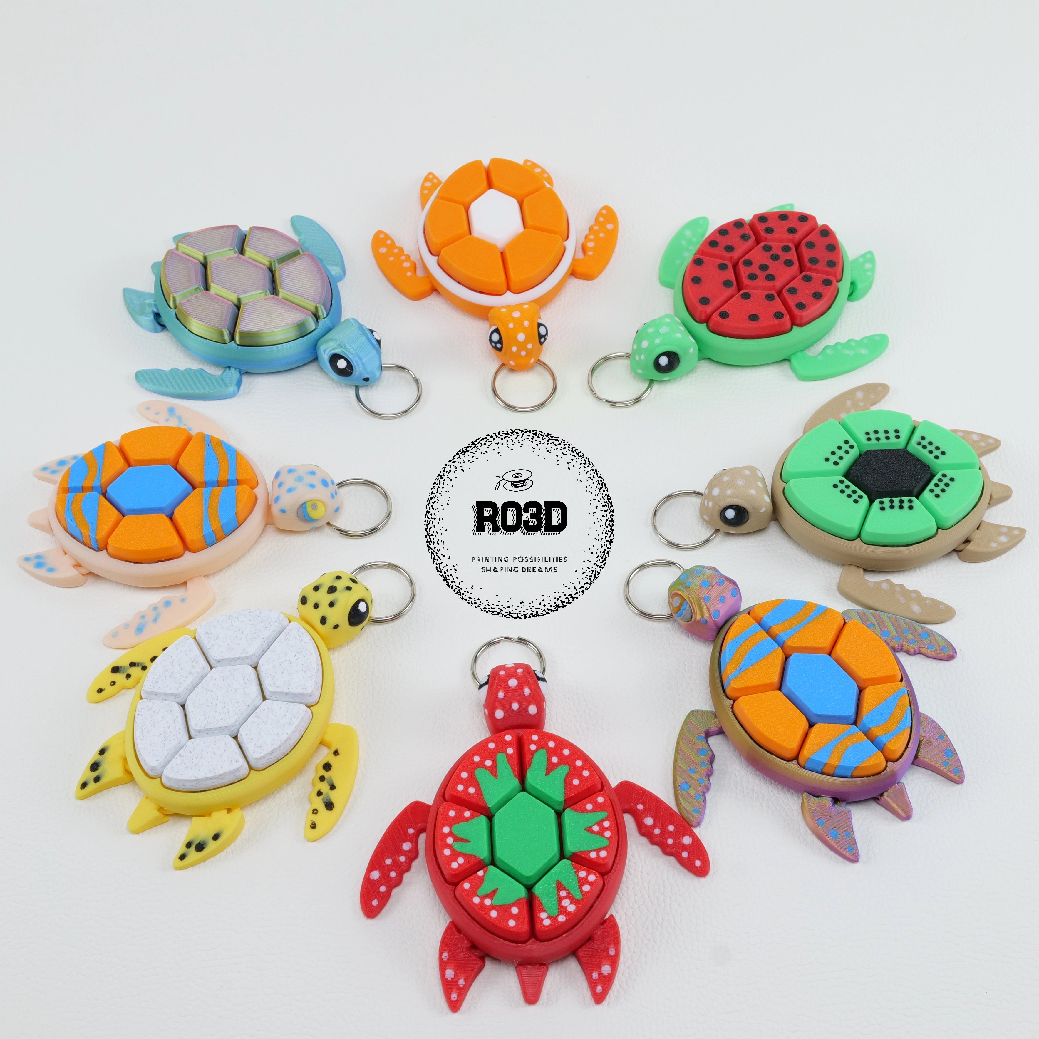 Sea Turtle Clicker broască țestoasă marină 3D - fidget toy ocean design