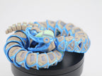 Robo Rattler șarpe robot 3D articulat - demonstrație mișcare serpentină fluidă, articulații flexibile și design futurist sci-fi în acțiune
