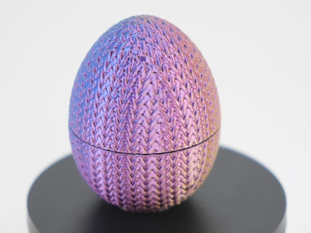 Ou decorativ de Paște printat 3D - decorațiune premium reutilizabilă pentru masa de sărbători VIDEO 360