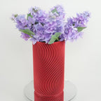 Rippled - video detaliat design geometric ondulat, prezentare completă vază decorativă modernă cu texturi valuri, HpInvent design