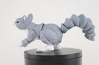 Squirrel - Veveriță Articulată 3D Realistă, demonstrație mișcare articulații corp și membre agile, funcționalitate interactivă jucăușă 