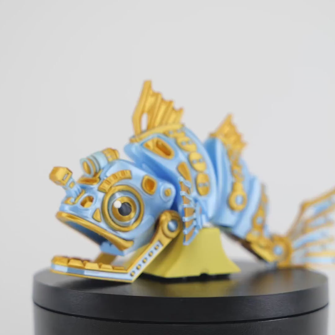 Cyber Fish - Pește Cyber Articulat 3D Futuristic